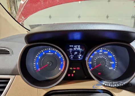 2012 Hyundai Elantra Gls from USA, damaged, VIN KMHDH4AE6CU221154